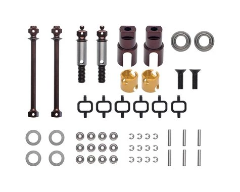 AM Arrowmax Yokomo BD10/BD9 Ball-Bearing DJC Driveshaft Set (2) 3 AM Arrowmax Yokomo BD10/BD9 Ball-Bearing DJC Driveshaft Set (2)