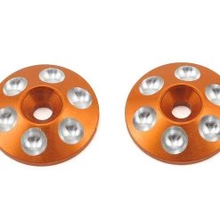 AM Arrowmax Alloy Rear Wing Shims (2) (Orange)
