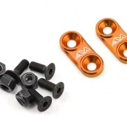 AM Arrowmax Aluminum 1/10 On-Road Wing Mounts (Orange)