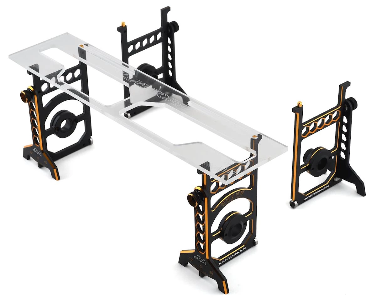 AM Arrowmax Black Golden 1/8 On-Road Set-Up System w/Bag 3 AM Arrowmax Black Golden 1/8 On-Road Set-Up System w/Bag
