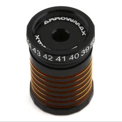 AM Arrowmax Black Golden Aluminum Ride Height Gauge (30-45mm)