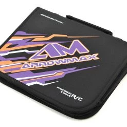 AM Arrowmax Black Golden 1/10 Electric Touring Car Tool Set w/Tool Bag (8) -RC Mod Shop amx 199440 2