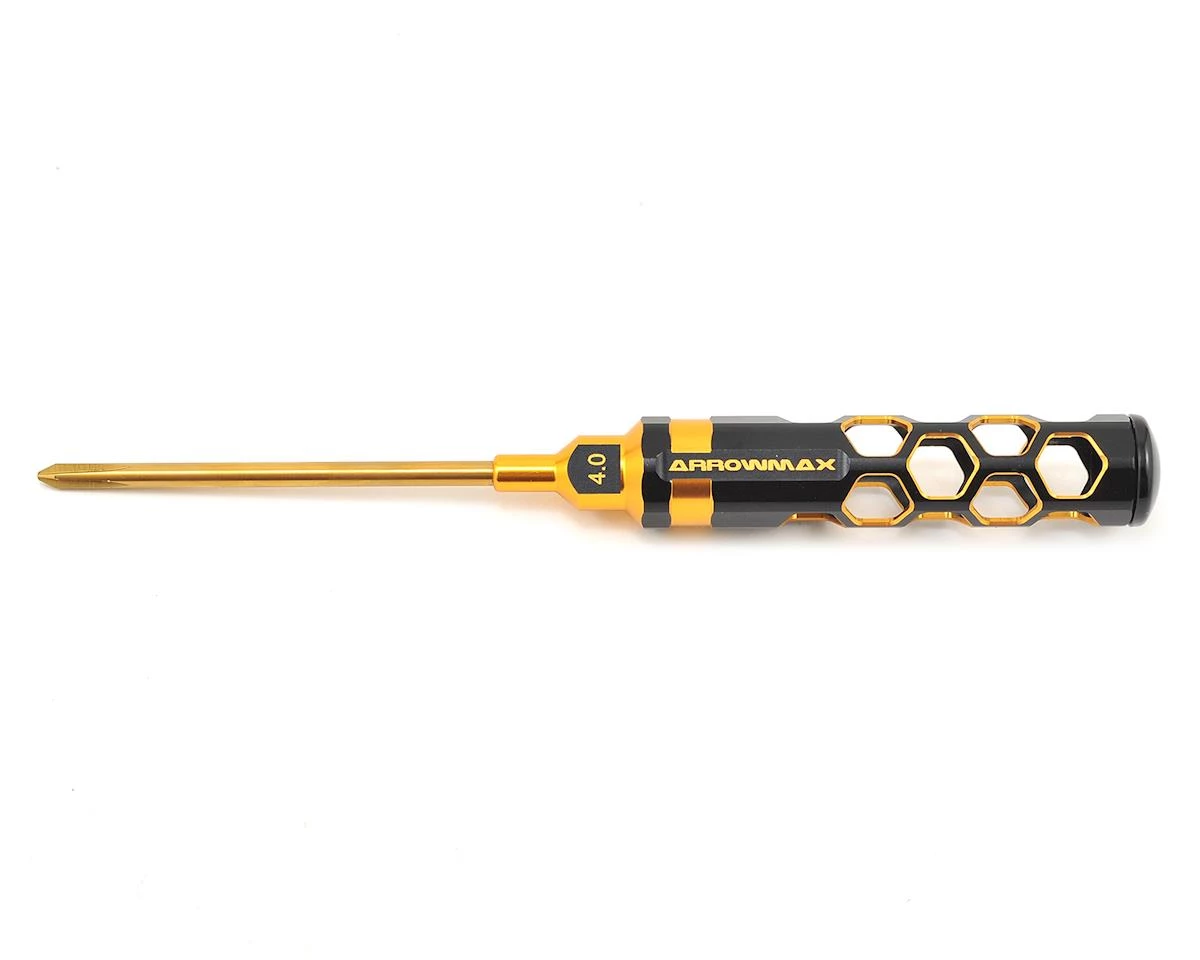 AM Arrowmax Black Golden Phillips Screwdriver (4.0mm) 3 AM Arrowmax Black Golden Phillips Screwdriver (4.0mm)