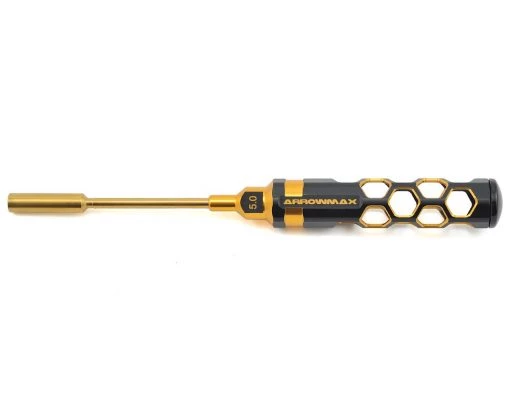 AM Arrowmax Black Golden Metric Nut Driver (5mm) -RC Mod Shop amx 450150 bg