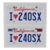WRAP-UP NEXT REAL 3D U.S. License Plate (2) (I LOVE 240SX) (11x50mm) -RC Mod Shop wun0001 05
