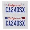 WRAP-UP NEXT REAL 3D U.S. License Plate (2) (CA240SX) (11x50mm) -RC Mod Shop wun0001 08
