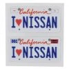WRAP-UP NEXT REAL 3D U.S. License Plate (2) (I LOVE NISSAN) (11x50mm) -RC Mod Shop wun0001 12