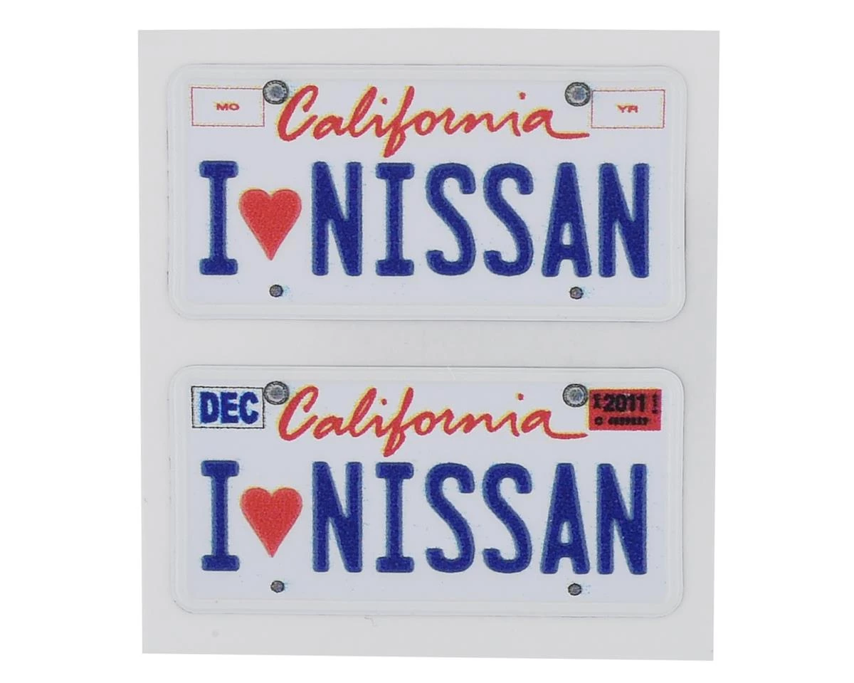 WRAP-UP NEXT REAL 3D U.S. License Plate (2) (I LOVE NISSAN) (11x50mm) 3 WRAP-UP NEXT REAL 3D U.S. License Plate (2) (I LOVE NISSAN) (11x50mm)