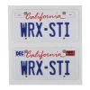 WRAP-UP NEXT REAL 3D U.S. License Plate (2) (WRX-STi) (11x50mm) -RC Mod Shop wun0001 20