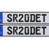 WRAP-UP NEXT REAL 3D E.U. License Plate (2) (SR20DET) (11x50mm) -RC Mod Shop wun0001 30