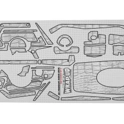 WRAP-UP NEXT REAL 3D "Crocodile" Premium Transmitter Skin (White) (Sanwa MT4)