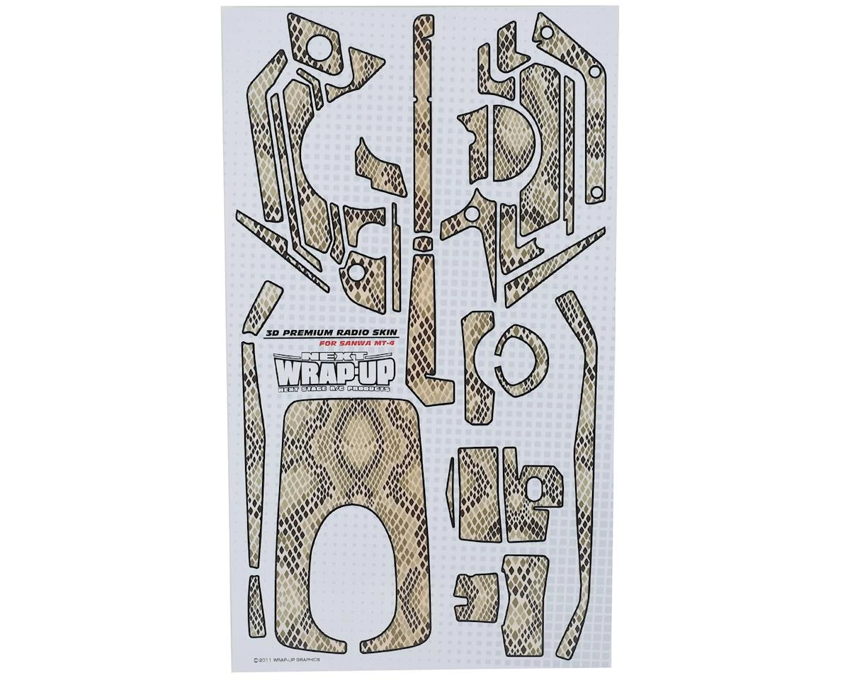 WRAP-UP NEXT REAL 3D "Python" Premium Transmitter Skin (Ivory) (Sanwa MT4) 3 WRAP-UP NEXT REAL 3D "Python" Premium Transmitter Skin (Ivory) (Sanwa MT4)