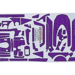 WRAP-UP NEXT REAL 3D "Crocodile" Premium Transmitter Skin (Purple) (Sanwa M12)
