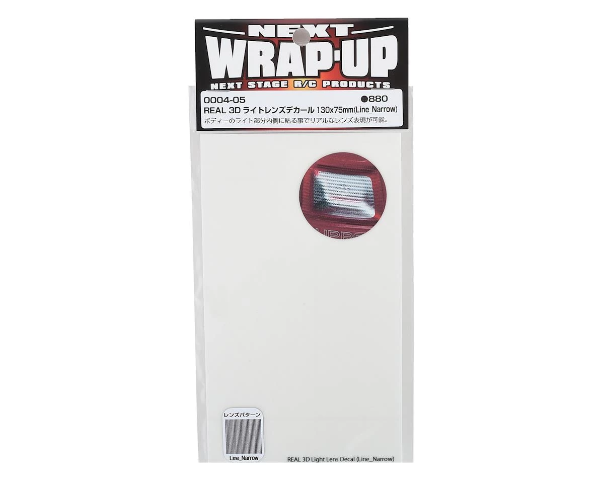 WRAP-UP NEXT REAL 3D Light Lens Decal (Clear) (Line-Narrow) (130x75mm) 4 WRAP-UP NEXT REAL 3D Light Lens Decal (Clear) (Line-Narrow) (130x75mm) - Image 2