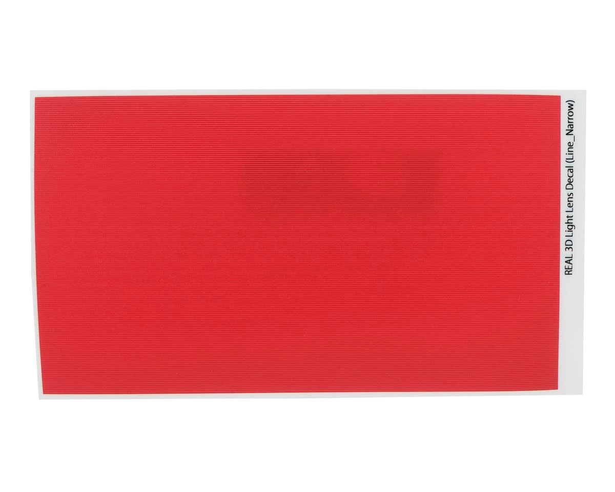 WRAP-UP NEXT REAL 3D Light Lens Decal (Red) (Line-Narrow) (130x75mm) 3 WRAP-UP NEXT REAL 3D Light Lens Decal (Red) (Line-Narrow) (130x75mm)
