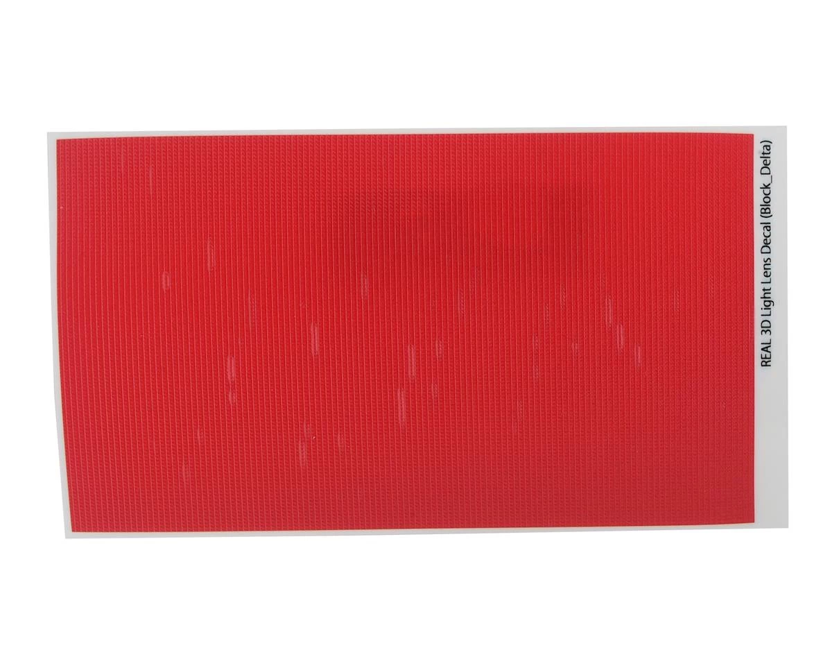 WRAP-UP NEXT REAL 3D Light Lens Decal (Red) (Block-Delta) (130x75mm) 3 WRAP-UP NEXT REAL 3D Light Lens Decal (Red) (Block-Delta) (130x75mm)