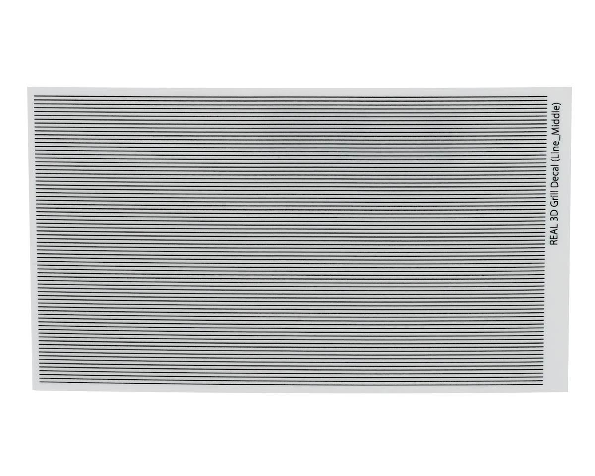WRAP-UP NEXT REAL 3D Grille Decal (Line-Middle) (130x75mm) 3 WRAP-UP NEXT REAL 3D Grille Decal (Line-Middle) (130x75mm)