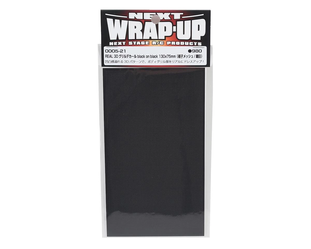 WRAP-UP NEXT REAL 3D Grille Decal (Black/Black) (Grid-Mesh-Thin) (130x75mm) 4 WRAP-UP NEXT REAL 3D Grille Decal (Black/Black) (Grid-Mesh-Thin) (130x75mm) - Image 2