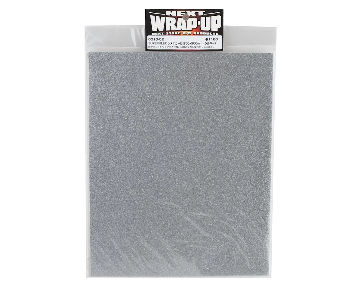 WRAP-UP NEXT SUPER FLEX Shimmer Decal (Silver) (250x200mm) 4 WRAP-UP NEXT SUPER FLEX Shimmer Decal (Silver) (250x200mm) - Image 2