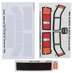 WRAP-UP NEXT REAL 3D Detail Up Decal (HPI AE86 Levin) (Style 1 - Zenki)