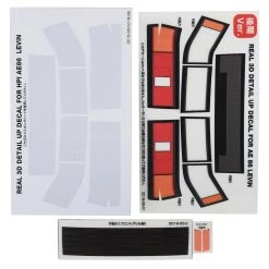 WRAP-UP NEXT REAL 3D Detail Up Decal (HPI AE86 Levin) (Style 2 - Kouki)
