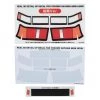 WRAP-UP NEXT REAL 3D Detail Up Decal (Yokomo Hayashi AE86 Levin) (Style 1 Zenki) -RC Mod Shop wun0016 09