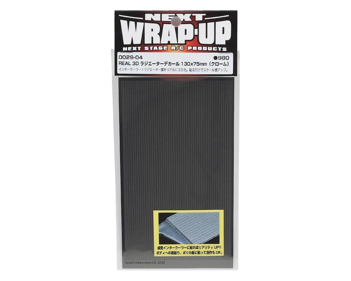 WRAP-UP NEXT REAL 3D Radiator Decal (Chrome) (130x75mm) 4 WRAP-UP NEXT REAL 3D Radiator Decal (Chrome) (130x75mm) - Image 2