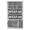 WRAP-UP NEXT Logo Tire Sticker (Black) (Type-A) (140x80mm) -RC Mod Shop wun0039 01