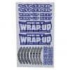 WRAP-UP NEXT Logo Tire Sticker (Blue) (Type-A) (140x80mm)