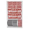 WRAP-UP NEXT Logo Tire Sticker Type-A (Red) (140x80mm) -RC Mod Shop wun0039 03