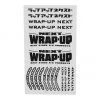 WRAP-UP NEXT Logo Tire Sticker (Black) (Type-B) (140x80mm)
