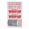 WRAP-UP NEXT Logo Tire Sticker (Red) (Type-B) (140x80mm) -RC Mod Shop wun0039 06