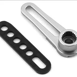 WRAP-UP NEXT Aluminum Long Adjustable Servo Horn (Silver) (23T-Sanwa/KO)